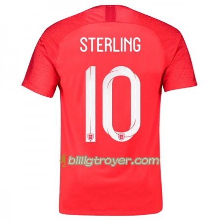 Billige Fotballdrakter England Sterling 10 VM 2018 Bortedraktsett